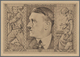 Ansichtskarten: Propaganda: 1932. Kampf Opfer. Donation Postcard With Hitler In Center, Flanked By A - Partis Politiques & élections