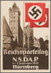 Ansichtskarten: Propaganda: 1933, "Reichsparteitag Nürnberg 1933", Farbige Propagandakarten Mit Abbi - Partis Politiques & élections