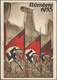 Ansichtskarten: Propaganda: 1934/1937, "Reichsparteitag Nürnberg", Drei Kolorierte Großformatige Pro - Parteien & Wahlen