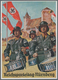 Ansichtskarten: Propaganda: 1936 Very Scarce Original SS Propaganda Card From The 1936 Nuernberg Rei - Politieke Partijen & Verkiezingen