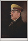 Ansichtskarten: Propaganda: 1937 Ca., Adolf HITLER Porträt, Großformatige Kolorierte Propagandakarte - Partis Politiques & élections