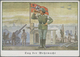 Ansichtskarten: Propaganda: 1937. Farbkarte "Tag Der Wehrmacht In Groß-Berlin - WHW 1937/38" Mit Abb - Parteien & Wahlen
