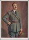 Delcampe - Ansichtskarten: Propaganda: 1938/1944, Adolf HITLER, Drei Großformatige Kolorierte Propagandakarten, - Politieke Partijen & Verkiezingen