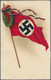 Ansichtskarten: Propaganda: 1938, Anschluss Österreich, Glückwunschkarten Mit Hakenkreuzfahne Aus Wi - Parteien & Wahlen