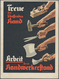 Ansichtskarten: Propaganda: 1939, "Treue Der Schaffenden Hand Arbeit Dem Handwerkerstand", Sign. Pau - Politieke Partijen & Verkiezingen