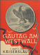 Ansichtskarten: Propaganda: 1939, Farbkarte "Gautag Am Westwall 1. Und 2. Juli 1939 Kaiserslautern", - Parteien & Wahlen