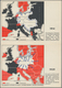 Ansichtskarten: Propaganda: 1939, Die Einkreisung Des Deutschen Reichs 1914 Und 1939, Klappkarte Mit - Parteien & Wahlen