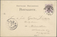 Ansichtskarten: Vorläufer: 1886, BERLIN Schloß, Vorläuferkarten Mit 5 Pf. Lila Und K1 BERLIN. N.O. 4 - Unclassified