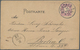 Ansichtskarten: Vorläufer: 1886, Gruß Aus MÜNCHEN Panoramaansicht, Kolorierte Vorläuferkarte 5 Pf Li - Unclassified