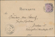 Ansichtskarten: Vorläufer: 1886, NIEDERWALD-DENKMAL Und BINGEN, Dekorative Vorläuferkarte 5 Pf. Lila - Unclassified