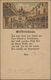 Ansichtskarten: Vorläufer: 1887, MÜNCHEN "Hofbräuhaus", Kolorierte Vorläuferkarte 5 Pf Lila Mit K1 M - Unclassified