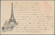 Ansichtskarten: Vorläufer: 1889, PARIS, Eiffelturm, Vorläuferkarte Mit Sonderstempel Weltausstellung - Unclassified