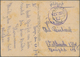 Ansichtskarten: Motive / Thematics: JUDAIKA, "Churchills Traumgespenst.", Großformatige Feldpostkart - Otros & Sin Clasificación