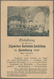 Ansichtskarten: Hamburg: ALLGEMEINE GARTENBAUAUSSTELLUNG 1897, 3 Privatganzsachen Als Einladungskart - Andere & Zonder Classificatie