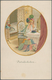 Ansichtskarten: Künstler / Artists: JUGENDSTIL / KÜNSTLER-und HANDGEMALTE KARTEN, Nettes Lot Mit 24 - Unclassified