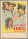 Ansichtskarten: Motive / Thematics: AUTOMOBILE / MINERALÖL, 13 Dekorative Werbekarten Von Shell Und - Sonstige & Ohne Zuordnung