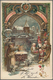 Ansichtskarten: Bayern: NÜRNBERG, Kleines Antikes Postkartenalbum Mit 100 Historischen Ansichtskarte - Other & Unclassified