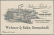 Ansichtskarten: Hessen: DARMSTADT (alte PLZ 6100), Sehenswerte Zusammenstellung Mit 25 Historischen - Other & Unclassified