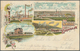 Delcampe - Ansichtskarten: 1900-1920, Partie Mit über 500 Karten, Dabei Tolle Lithos, Straßenkarten, Gaststätte - 500 CP Min.