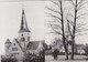 HALLAAR-LOTJE-2 KAARTEN-KERK+DORPZICHT-UITGAVE-FOTODRUKKERIJ WN STEKENE-ZIE 2 SCANS-KOOPJE ! ! ! - Heist-op-den-Berg