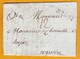 1746 - Marque Postale RIOM Sur Lettre Avec Correspondance Vers Yssoire/Issoire, Puy De Dôme - Taxe 12 - 1701-1800: Précurseurs XVIII