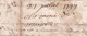 1747 - Lettre Avec Correspondance De Marseille, Bouches Du Rhône  Vers Beaucaire, Gard - Règne De Louis XV - 1701-1800: Précurseurs XVIII