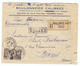 100f Lille (PA24) Seul Sur Lettre Recommandée à Destination Du Maroc - 1927-1959 Lettres & Documents