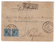 ESPAGNE SPAIN - LETTRE COVER RECOMMANDÉE REGISTERED CERTIFICADO De GUADIX Pour NAPOLI ITALIE ITALIA NAPOLES - Lettres & Documents