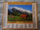 1999 Almanach/calendrier Oller / MASSIF DU MONT BLANC Avec Chevaux HTE-SAVOIE + LES ALPES En Automne - Grand Format : 1991-00