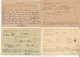 1940-41- Lot De 4 Entiers Postaux IRIS SANS  Avec Cachets Différents -NOGENT S/MARNE- MIGE-AVALLON Et BRIVE LA GAILLARDE - Cartes Postales Types Et TSC (avant 1995)