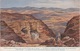 Perlberg Künstlerkarte Litho AK Wüste Judäa Wadi El Kelt Kloster St George Israel Palästina Palestine Serie 787 No 53 - Perlberg, F.