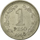 Monnaie, Argentine, Peso, 1960, TB+, Nickel Clad Steel, KM:57 - Argentina