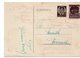 1937 YUGOSLAVIA, CROATIA, SPECIAL CARD AND SPECIAL CANCELATION IN RED - Covers & Documents