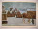 Czech Painter Josef Lada - Czech Winter, Saint Nicholas With Angel And Devil - Christmas Greetings - Posted 1987 - Malerei & Gemälde