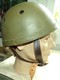 CASQUE MILITAIRE LEGER DE L'ARMEE FRANCAISE POUR LES BLINDES LEGERS GENRE E.B.R ,FABRICATION FRANCAISE ANNEE 1970 ENVIRO - Helme & Hauben