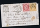 France Lettre Yv 138 + 57 1873 Paris -> Egypt  Part Letter PD In Rouge - 1849-1876: Periodo Classico