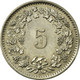 Monnaie, Suisse, 5 Rappen, 1967, Bern, TTB+, Copper-nickel, KM:26 - Autres & Non Classés