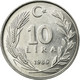 Monnaie, Turquie, 10 Lira, 1986, TTB+, Aluminium, KM:964 - Turquie