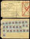 BUDAPEST 1924. Értesítés Németországból érkezett 11 Csomaghoz Szükséges Behozatali Engedély Szükségességéről 33000K-s Po - Cartas & Documentos