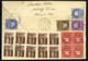 CSÖKÖLY 1946.05.10. (15dsz Első Nap) Dekoratív Lovasfutár-Betűs Bérmentesítésű Infla Levél Budapestre - Covers & Documents