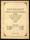 1943. Ártáblázat Vendéglátó Iparosok és Kereskedők Részére, 20 Lap, Reklámokkal - Zonder Classificatie