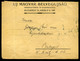 BESZTERCEBÁNYA 1918. Levél Budapestre Küldve, Felezett Bélyeggel! Rokkantak Gyógyintézete Bélyegzéssel - Gebruikt
