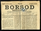 1869. Borsod Miskolci Értesítő, Komplett újság Hírlap Bélyeggel - Zonder Classificatie