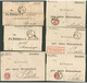 AUSZTRIA 1850-65. Cca. 12 Db Banklevél Pestre Küldve - Covers & Documents