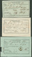 1853-60. 9db Recepisse, Tértivevény Különféle Bélyegzésekkel - ...-1867 Vorphilatelie