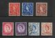 Great Britain, EIIR, 1958 -1961 Graphite Lines Issue, 1/2d. 1d, 2d  - 4 1/2d,used - Unused Stamps