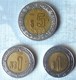 LOTE DE 3 MONEDAS BIMETALICAS DE MEXICO - México