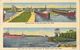 Sault Ste Marie MI - Multivues: General View Of The Soo Locks, Hay Lake Cut And Lookout Station St Mary's River - Autres & Non Classés
