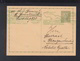 Czechoslovakia Stationery Green Joachimstal 1936 - Covers & Documents