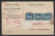 1921-1960.....FRANCE.. " 1926 "  ..CARTE POSTALE TO HULL, WITH 3 X 30c  STAMPS. - 1921-1960: Moderne